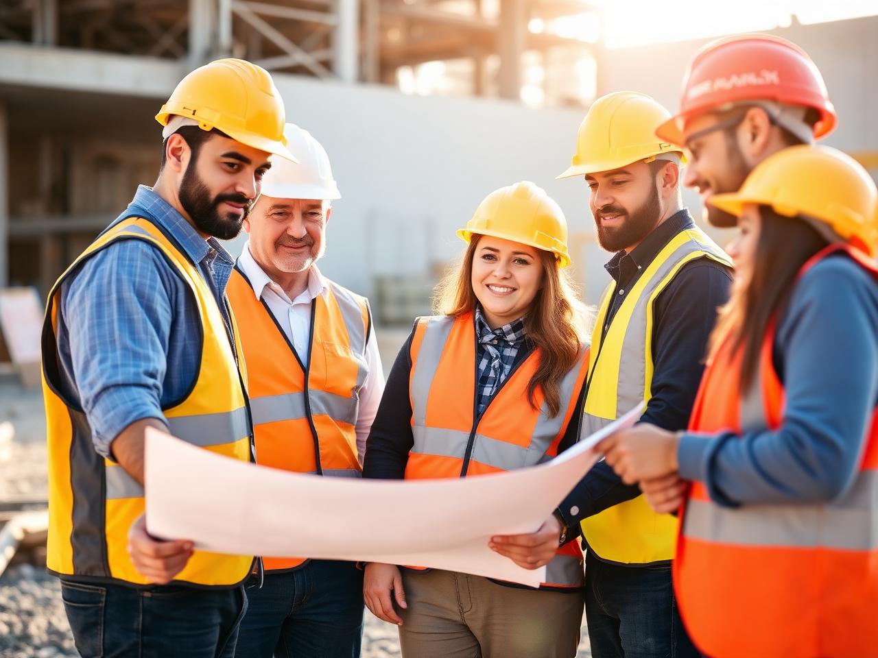 Construction team